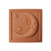 1235008 Terracotta reliéf Mesiac