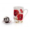Čajová sada Red Poppy 3 diely, BANQUET