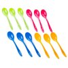 Farebné plastové lyžičky 12 ks