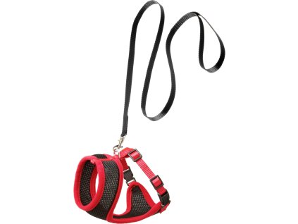 Flamingo Postroj a voditko pro kocky Cerna cervena S 1606202310210313515