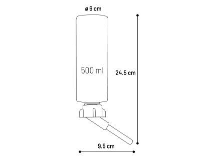Flamingo Sippy Napajecka pro hlodavce 500ml 220920230957315227