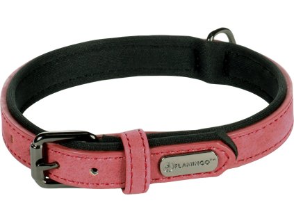Flamingo Delu Obojek s neoprenovym polstrovanim Cervena S 2607202308513156299