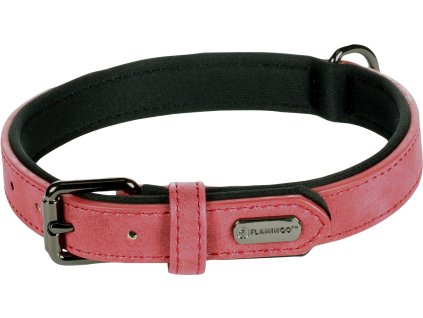 Flamingo Delu Obojek s neoprenovym polstrovanim Cervena M 2607202308503045984