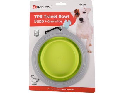 TRAVEL BOWL BUBO GREEN GREY 625ML 2204202109571837820