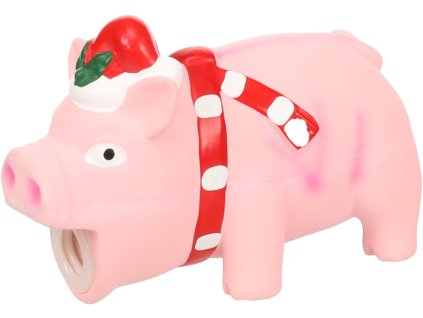 Flamingo Ishaan Vanocni hracka pro psy ruzove prasatko 14cm 1410202411582419860