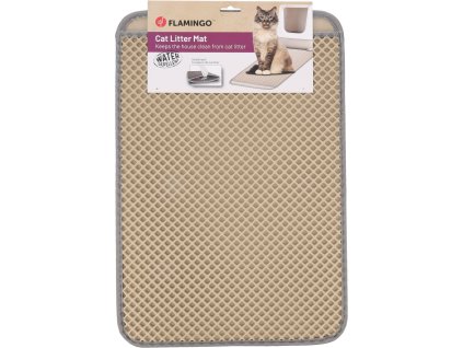 Flamingo Matz Podlozka pred kocici toaletu bezova 61x41cm 0301202515440022770