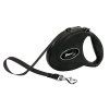 Flexi Voditko Leather M pasek 5m cerna kuze 1010202511483778779