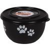 Flamingo Kena Miska pro psy s vikem Cerna stribrna S 600ml 090620230720238106