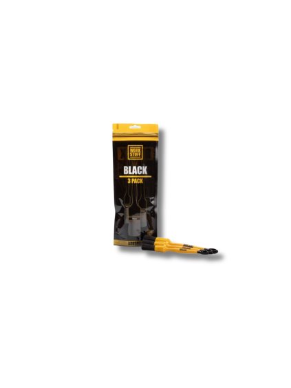 Sada zodolněných detailingových štětců Work Stuff Detailing Brush Black 3-pack