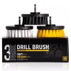 Sada kartáčů do vrtačky Work Stuff Detailing Drill Brush 3-pack