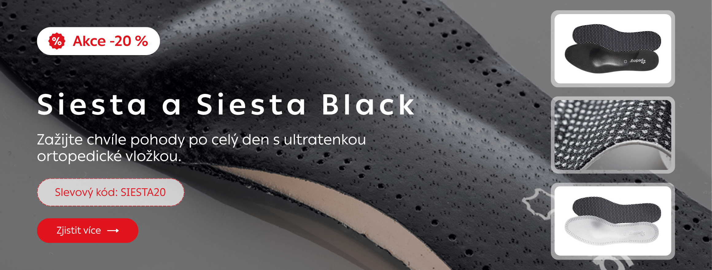 Siesta 20 % OFF