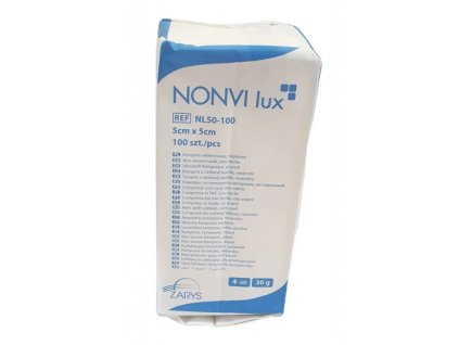 Kompresy z netkanej textílie nesterilné Nonvi lux - 5x5