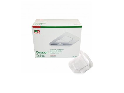 Náplasť chirurgická Curapor 7 x 5 cm, sterilná