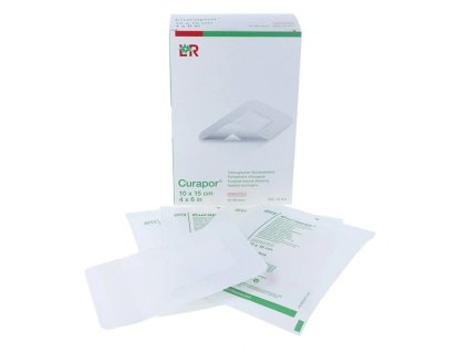 Náplasť chirurgická Curapor 10 x 15 cm, sterilná