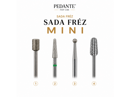 Sada fréz MINI – PEDANTE®