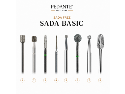Sada fréz BASIC – PEDANTE®