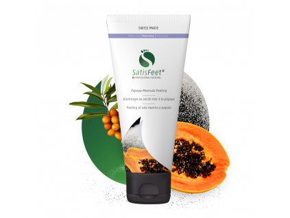 PEELING Z MORSKEJ SOLI A PAPÁJE | 200 ml
