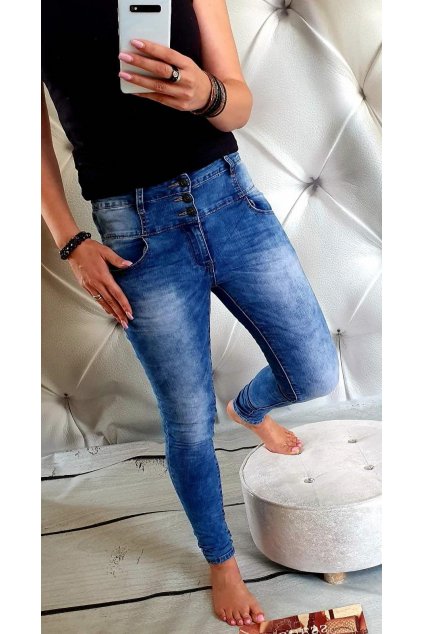 Jeans modré