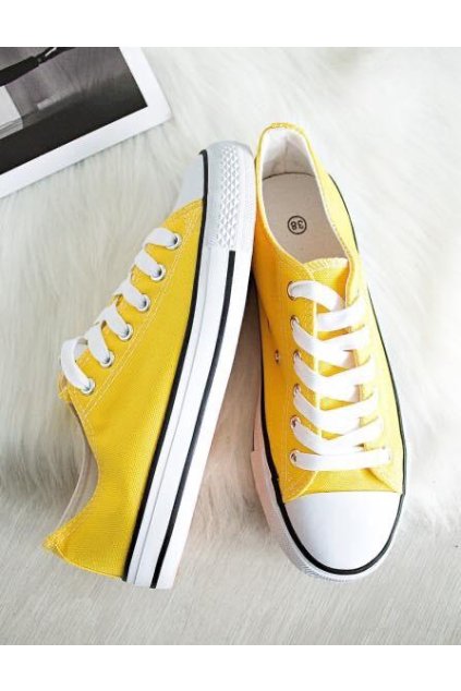 jersey žluté tenisky converse plátěnné