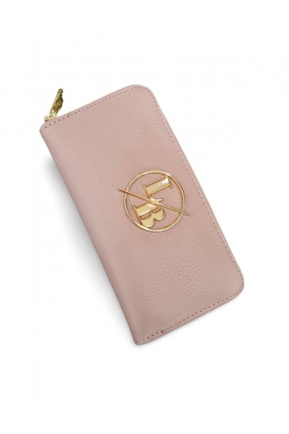 Dámská kožená peněženka Laura Biaggi růžová