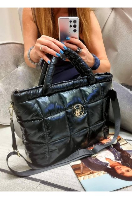 Trendy dámská Kabelka Massimo Conti black elegant černá