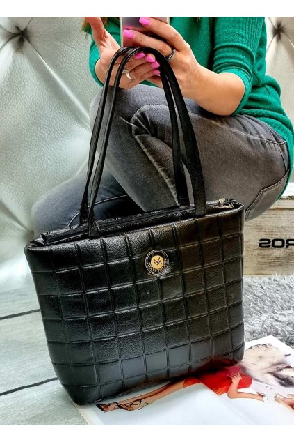 KABELKA trendy Vincento moore značková elegantní kabelka tip na dárek černá