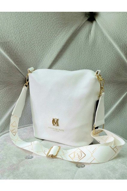 Dáská kabelka crossbody Massimo NEW 22 bílá
