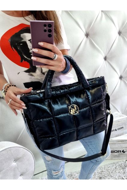 kabelka laura biaggi elegant černá luxusní značková kabelka