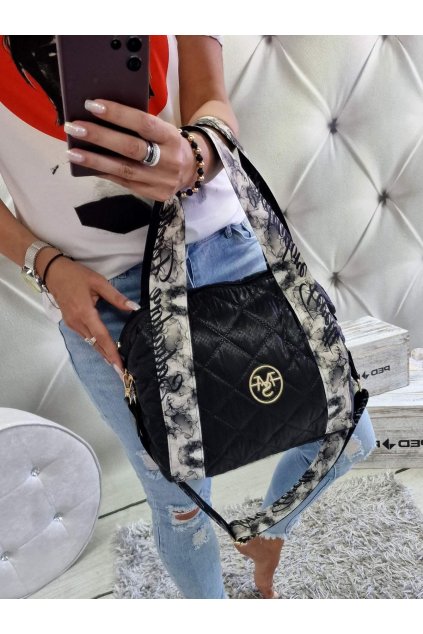 kabelka salvadore feretti značková luxusní kabelka sportovní trendy černá