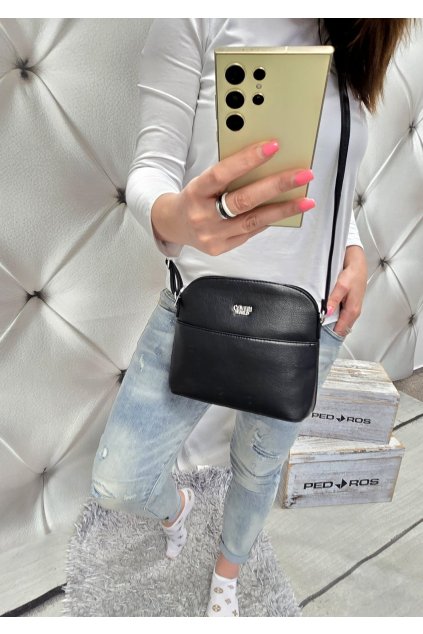 dámská nadčasová crossbody černá