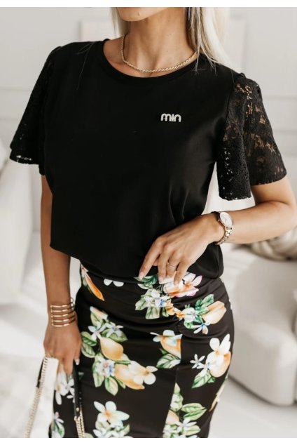 elegantní triko černé