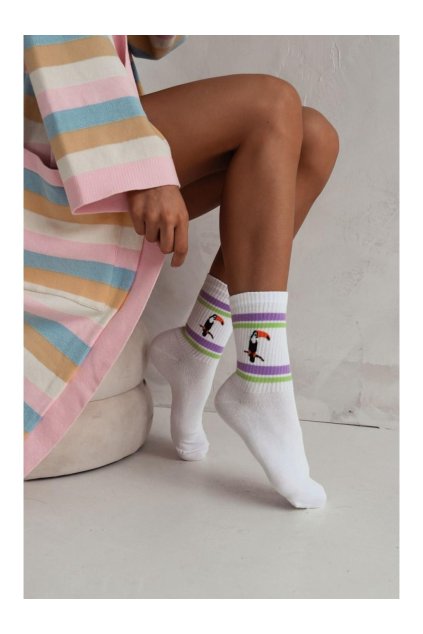 Dámské ponožky s motivem Tucan