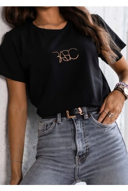 Trendy dámské triko Lara Basic černé