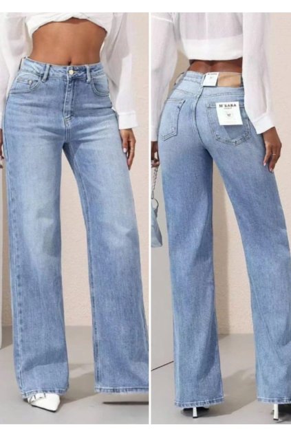 jeans světle modré větsí velikosti