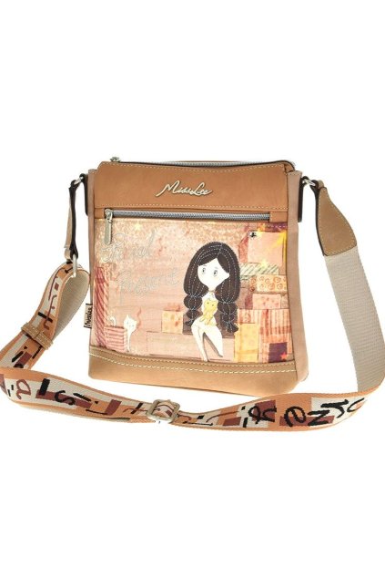 crossbody misslee béžová