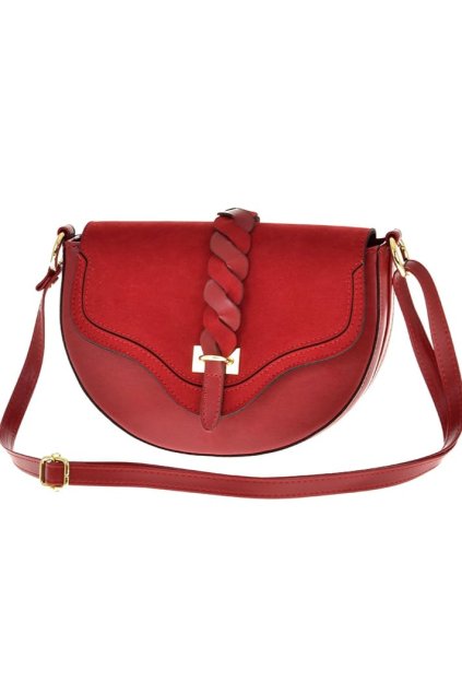 kabelka červená laura biaggi