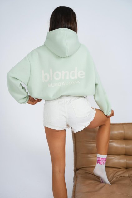 Dámská mikina Blonde mentolová oversize