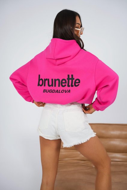 Dámská mikina Brunette pink oversize
