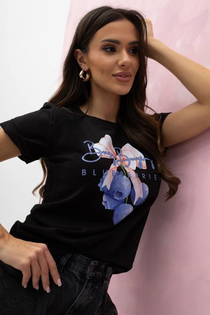 dámské triko blueberrie černé