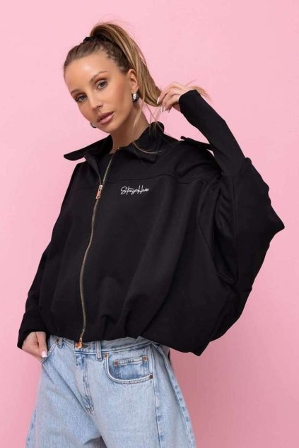 Tendy dámská jarní bunda Stay Hery na zip černá