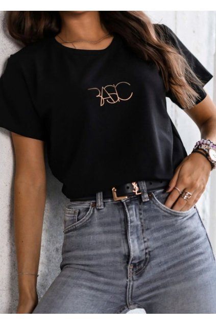 Trendy dámské triko Lara Basic černé