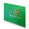 Luxusní kožená peněženka penálek Salvadore Feretti zelená