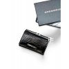 Luxusní dámská kožená menší peněženka Gregorio černá