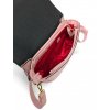 luxusní dámská koženková kabelka crossbody Laura Biaggi Moon zelená