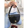 Trendy dámská koženková kabelka crossbody Laura Biaggi Moon černá