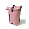 Trendy rolovací batoh na záda růžový