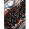 kabelka crossbody ego oboustranná 2 popruhy hnědobéžová vnitřek