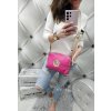 kabelka crossbody spoty fuxia pink růžová