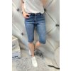 Dámské elastické jeans kraťasy easy modré netrhané