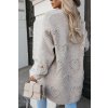 cardigan heart beige střední